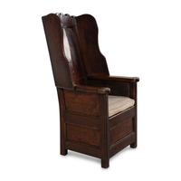 A Northern English Oak Lambing Chair