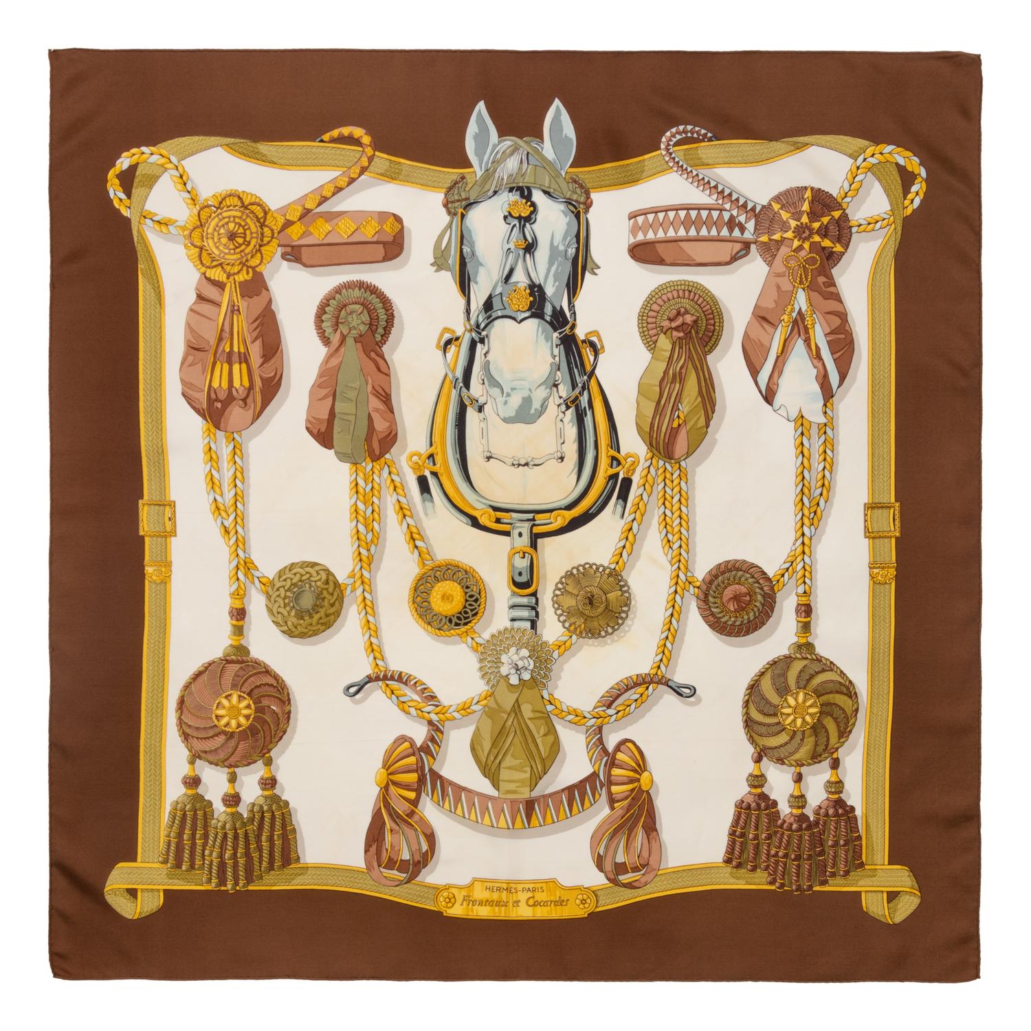 Two Hermès 90cm Silk Scarf