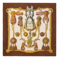 Two Hermès 90cm Silk Scarf