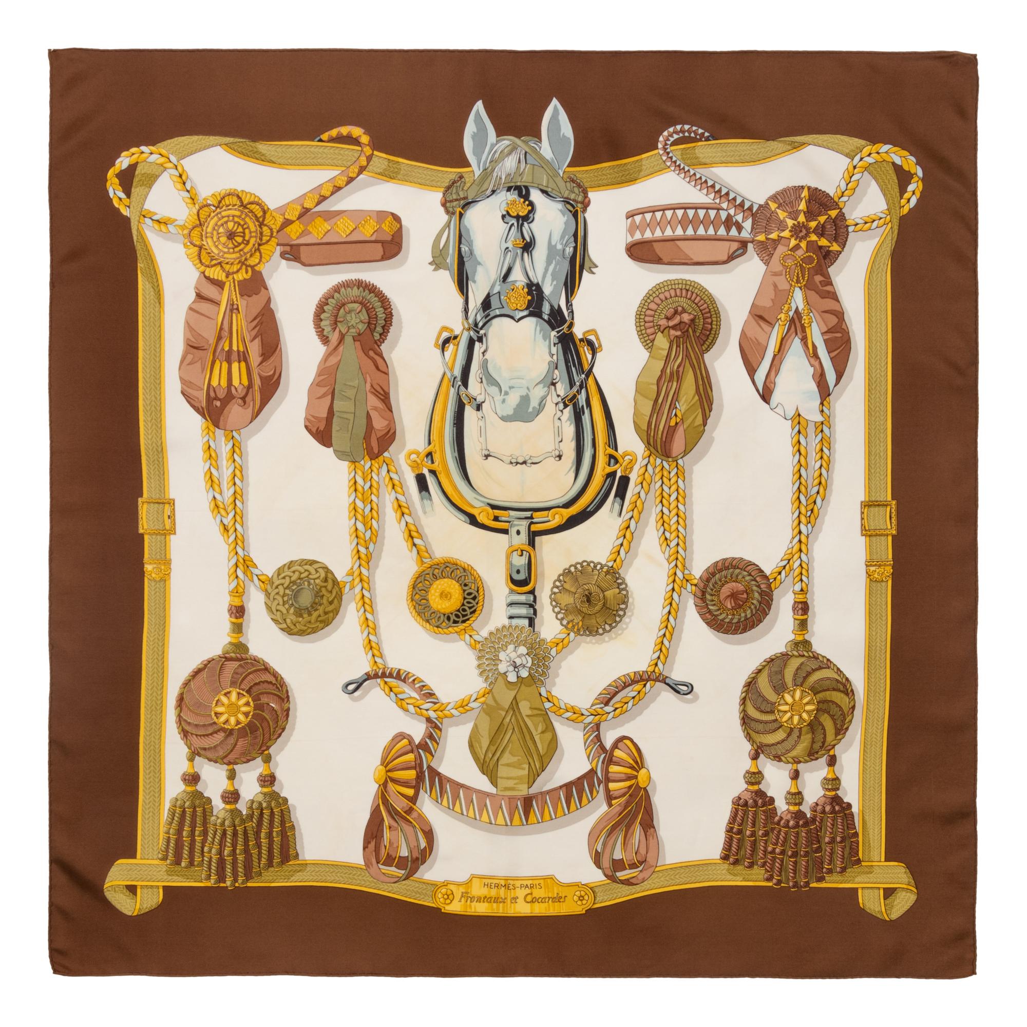 Two Hermès 90cm Silk Scarf
