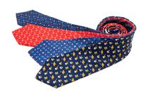 Four Salvatore Ferragamo Silk Ties,