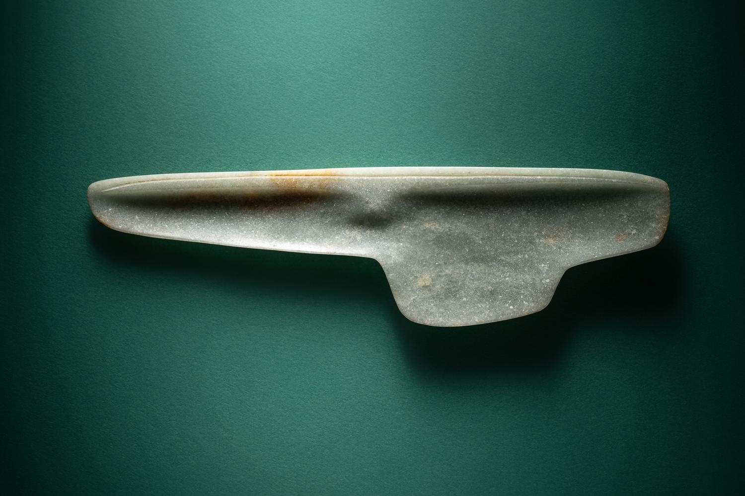 An Olmec Jade Spoon