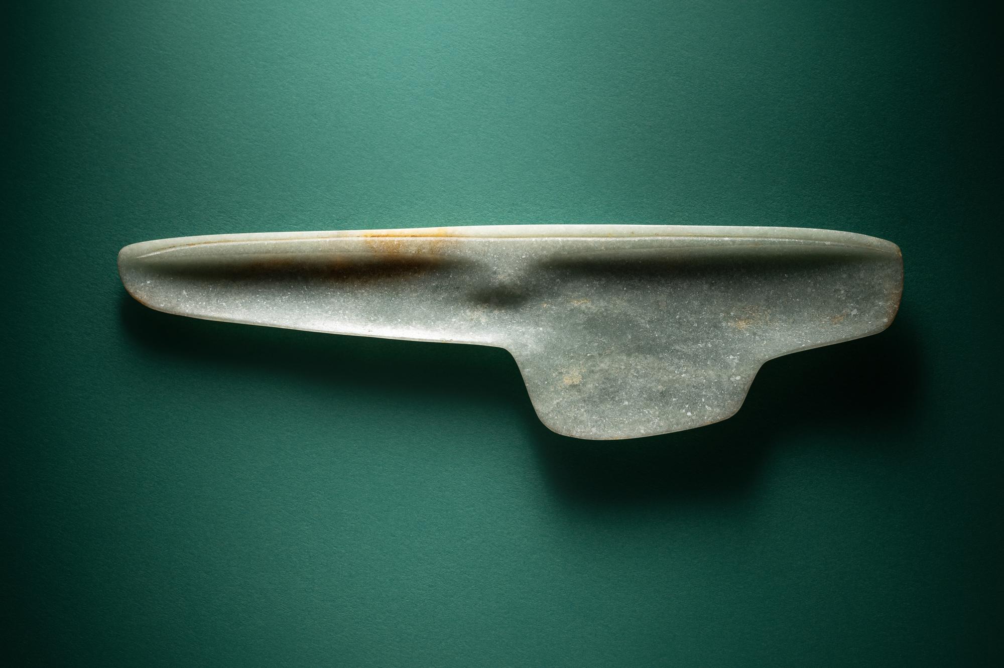 An Olmec Jade Spoon