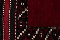 Four Turkish Wool Mats and a Baluch Design Wool Mat