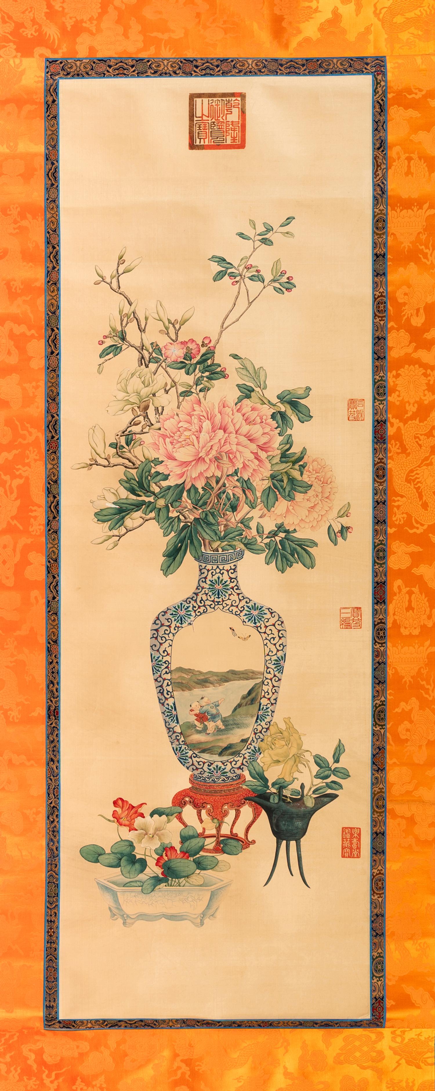 Attributed to Giuseppe Castiglione (1688-1766) and Zou Yigui (1686-1772)