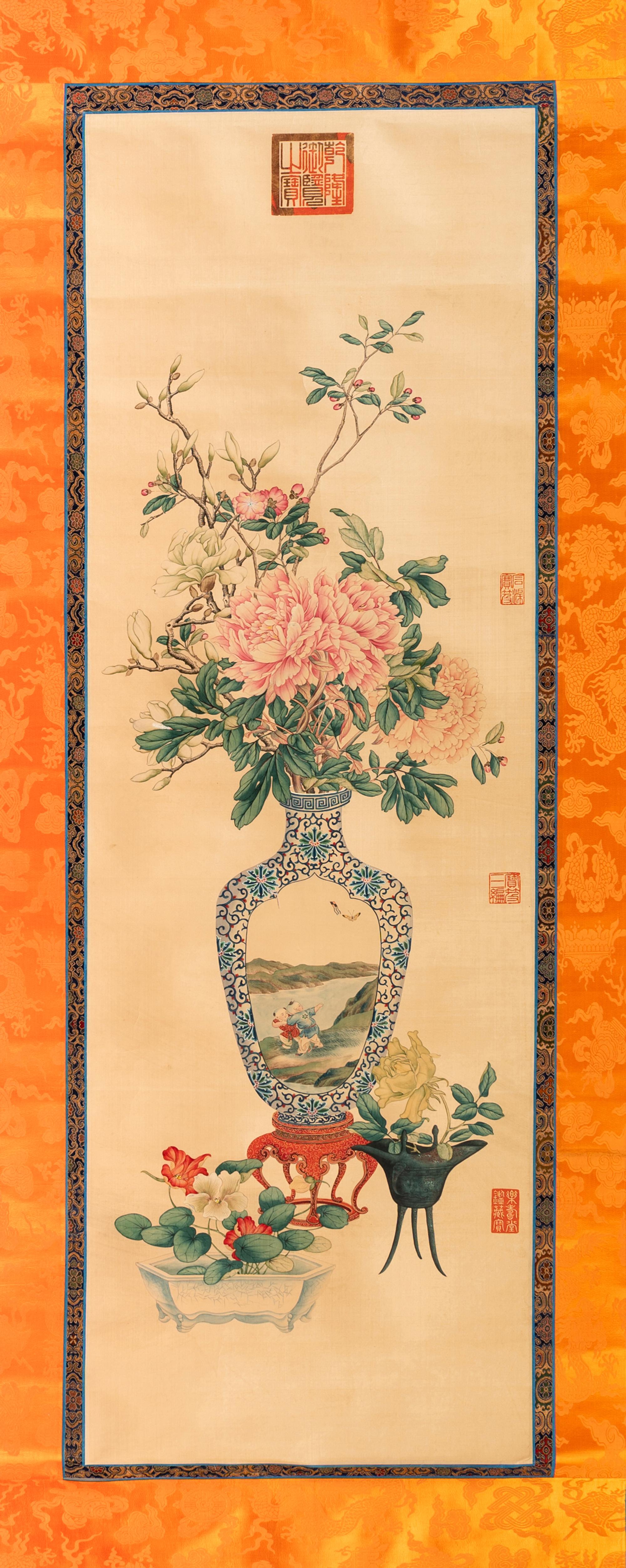 Attributed to Giuseppe Castiglione (1688-1766) and Zou Yigui (1686-1772)