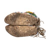 Sioux Beaded Hide Moccasins