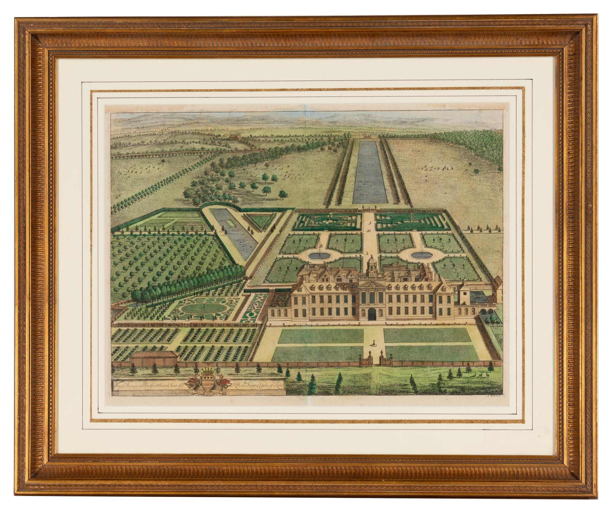 A Set of Eight Hand-Colored Engravings