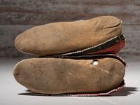Prairie Beaded Hide Moccasins