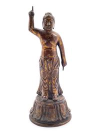A Gilt Bronze Figure of Buddha