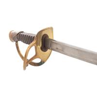 Ames Model 1860 Light Cavalry Saber Presented to Lt. James B Finley, 14th Michigan Artillery.