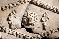 A Lead Sarcophagus Fragment