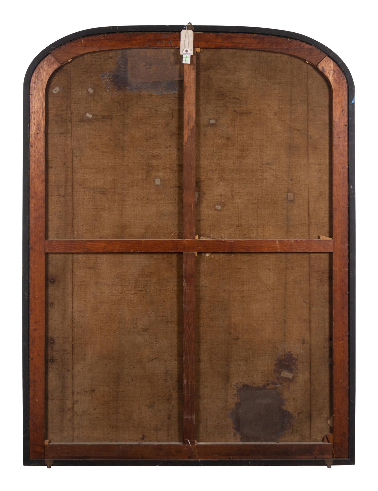 A French Painted Canvas Panel