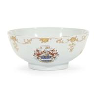 Chinese Export porcelain bowl with the arms of Rattray of Scotland circa 1755