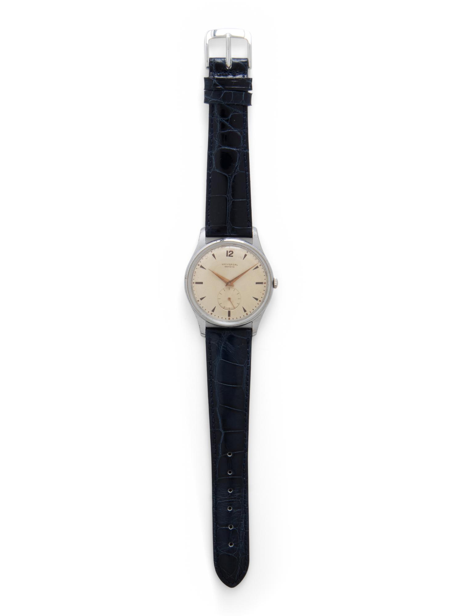 UNIVERSAL GENÈVE, REF. 309502 STAINLESS STEEL WATCH