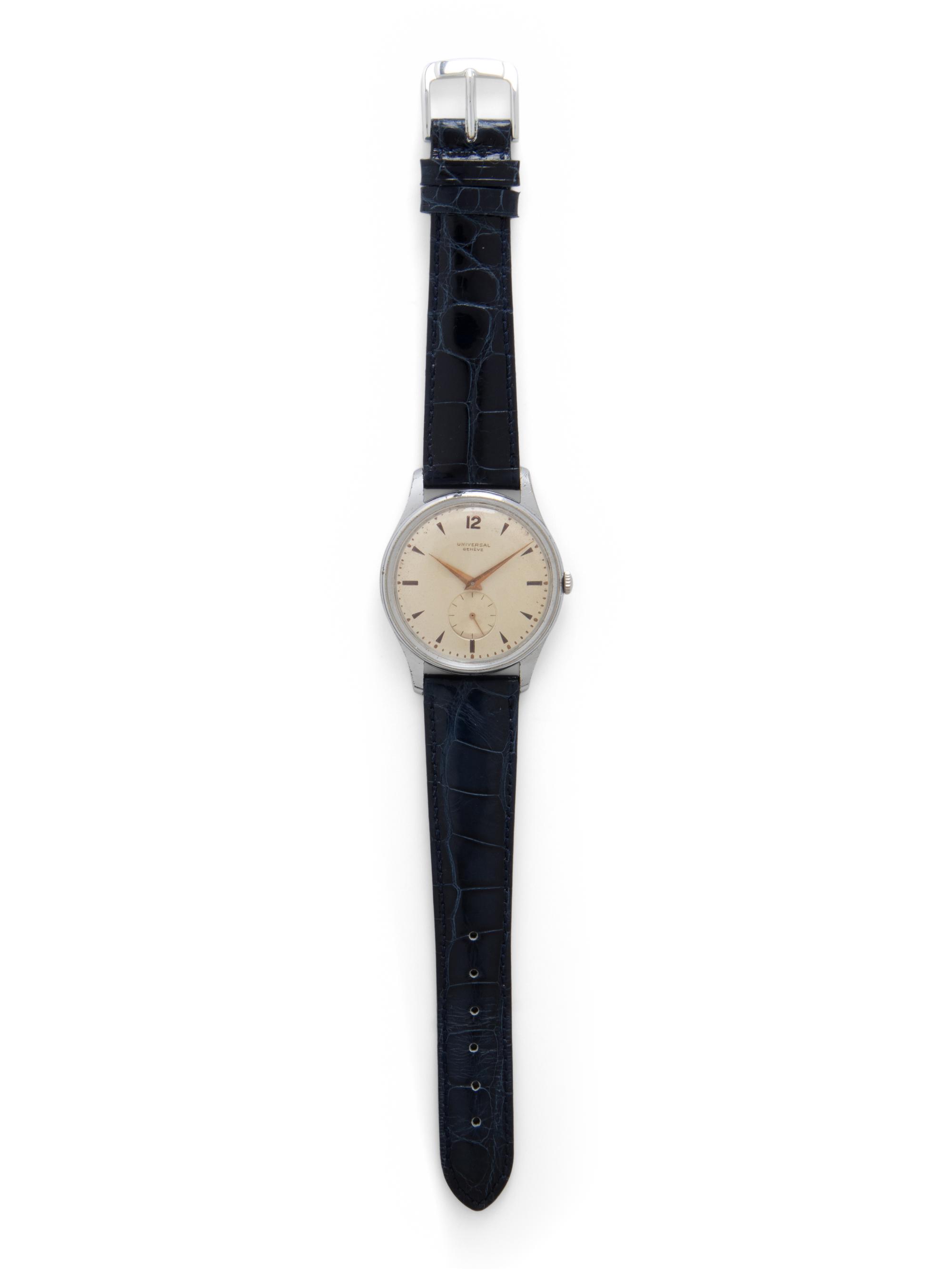 UNIVERSAL GENÈVE, REF. 309502 STAINLESS STEEL WATCH