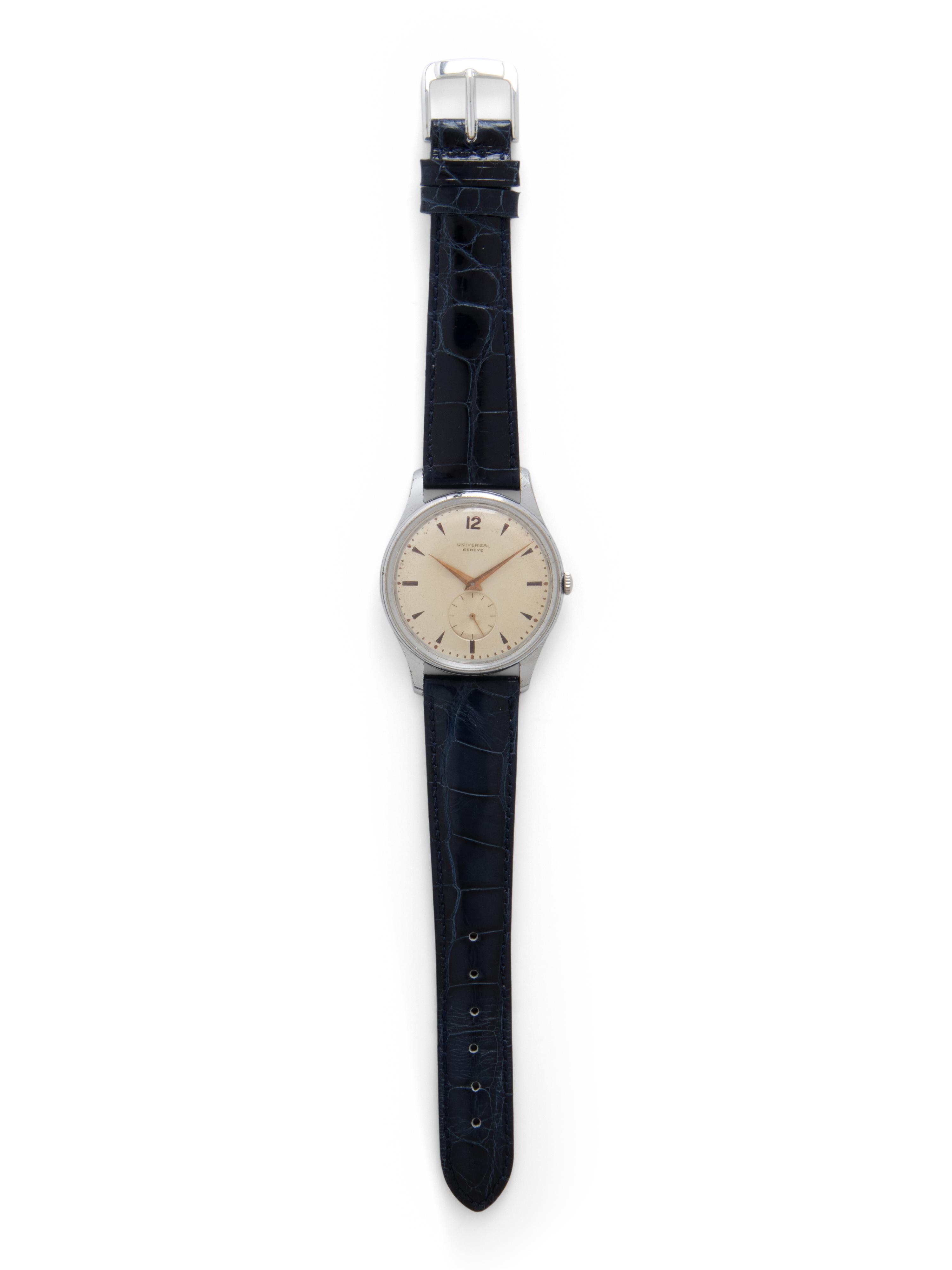 UNIVERSAL GENÈVE, REF. 309502 STAINLESS STEEL WATCH
