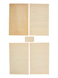 [CIVIL WAR] -- [CONFEDERATE]. Grouping associated with General Walter Gwynn (1802-1882), and his nephew Captain W.G. Turpin (1828-1874), both with service in the CSA Corps of Engineers.
