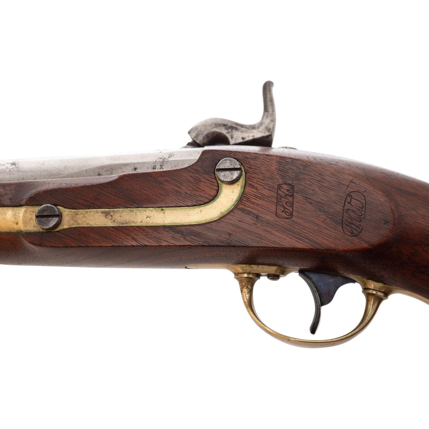 Very Fine US Model 1842 Pistol by Aston