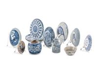 12 Chinese Blue and White Porcelain Wares