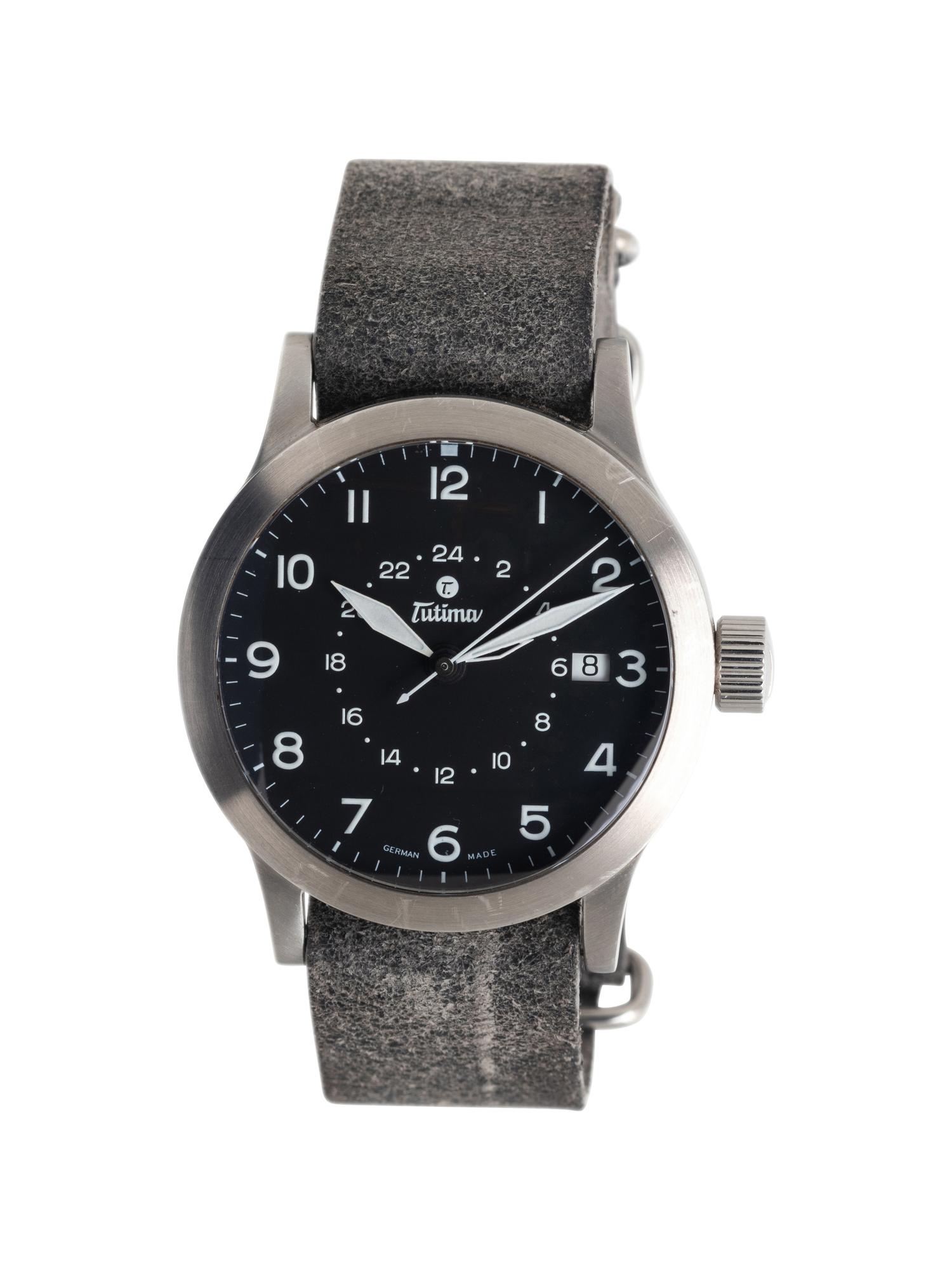 TUTIMA, STAINLESS STEEL 'FX UTC' WATCH
