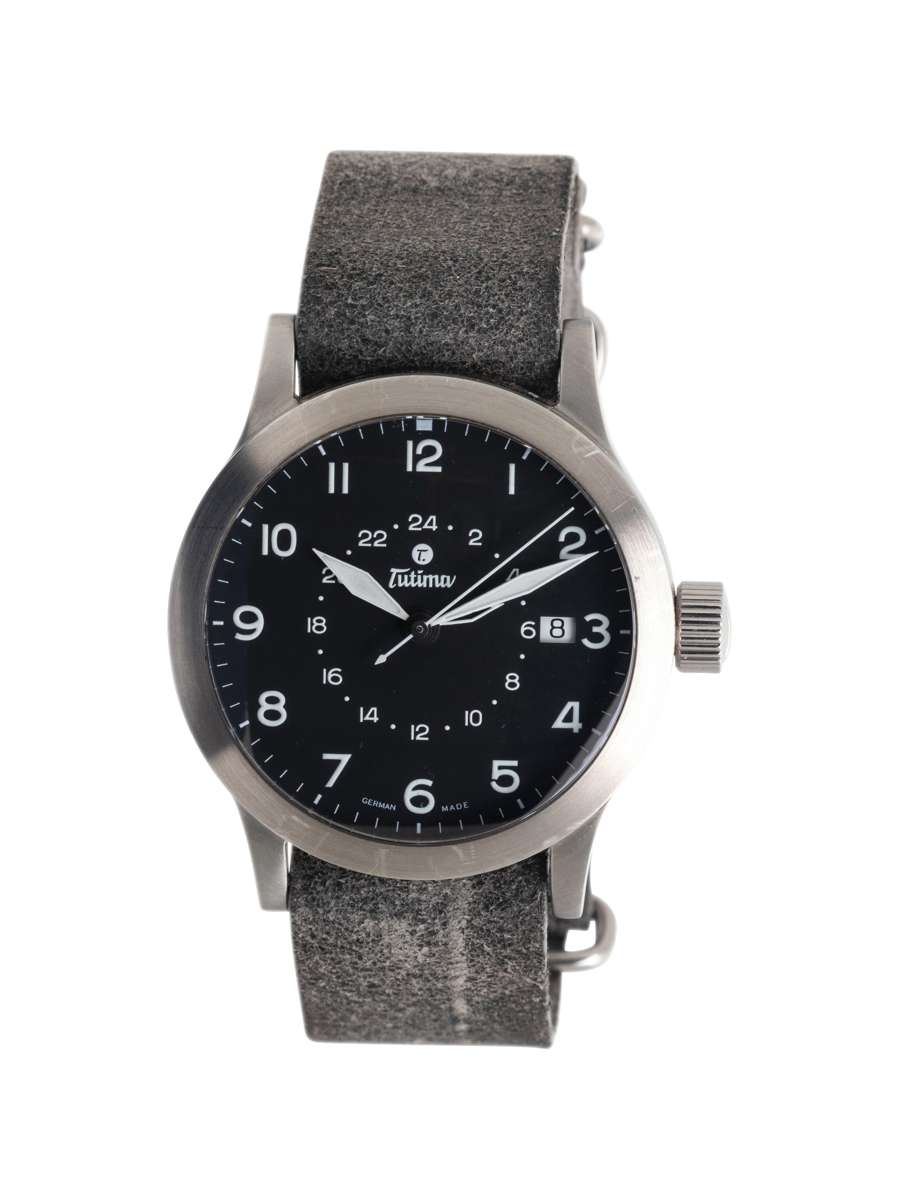 TUTIMA, STAINLESS STEEL 'FX UTC' WATCH