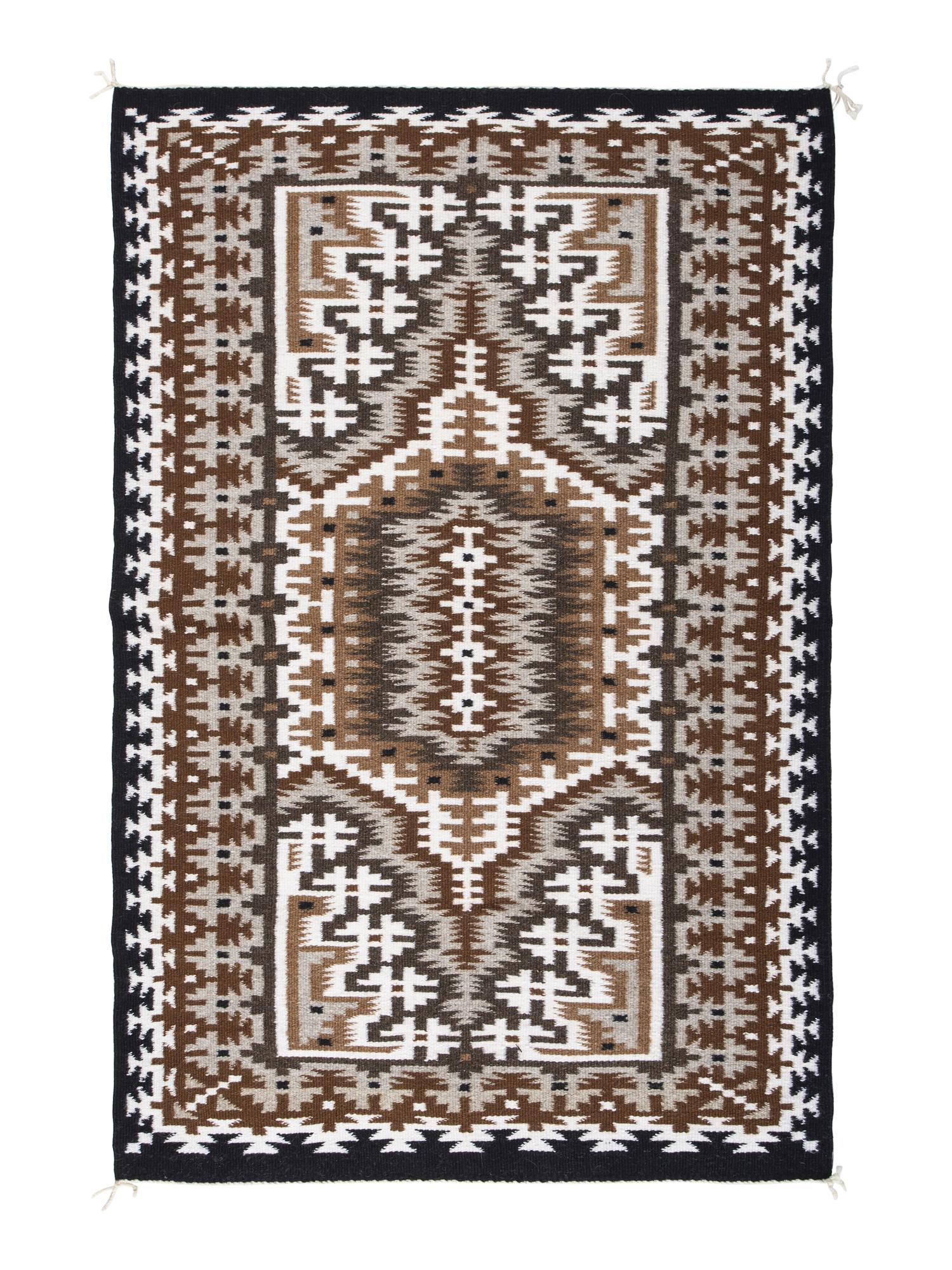 Navajo Two Grey Hills Weaving / Rug