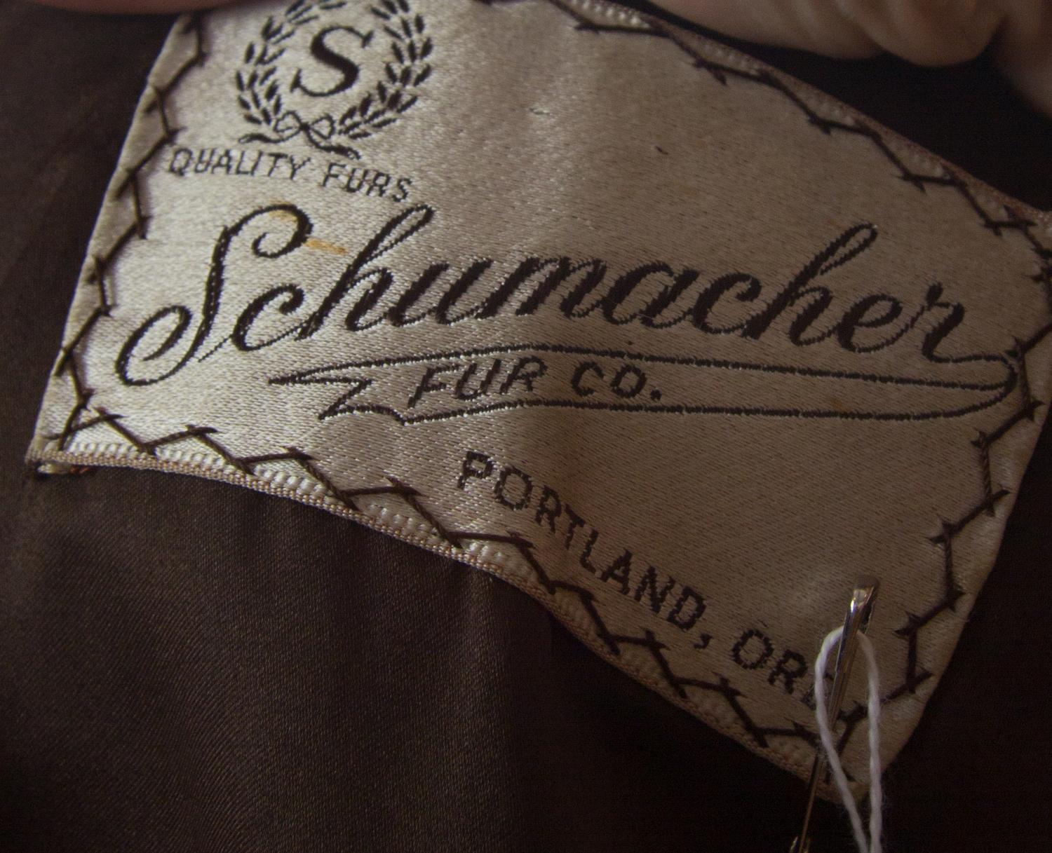 A Brown Mink Jacket,