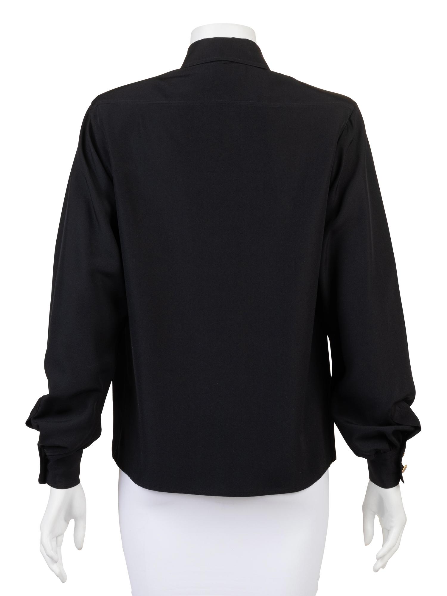 Three Yves Saint Laurent Blouses, 1980-90s