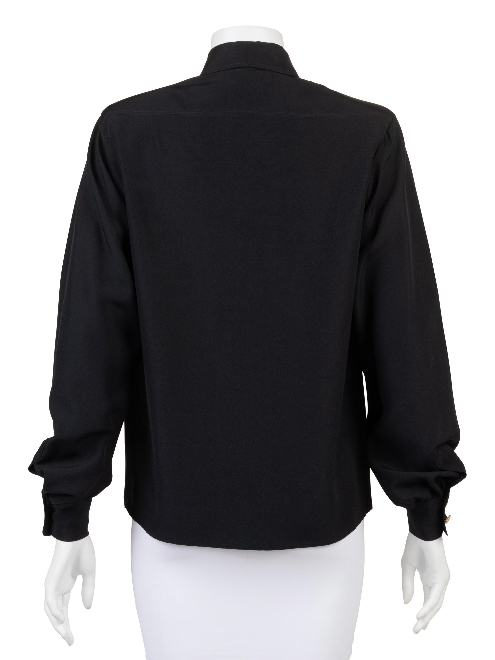 Three Yves Saint Laurent Blouses, 1980-90s