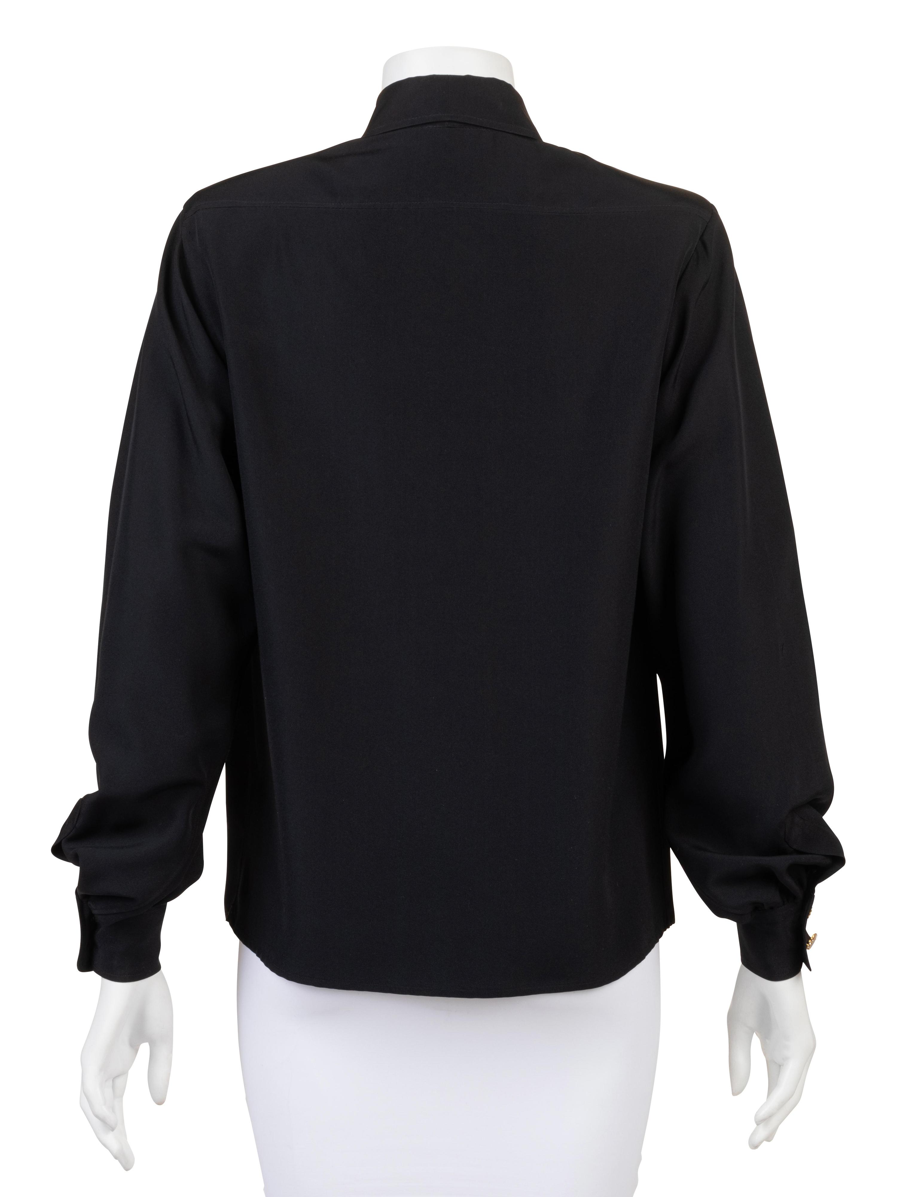 Three Yves Saint Laurent Blouses, 1980-90s