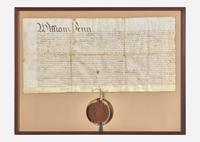 [Philadelphia & Pennsylvania] Logan, James, et al.: Signed Land Patent