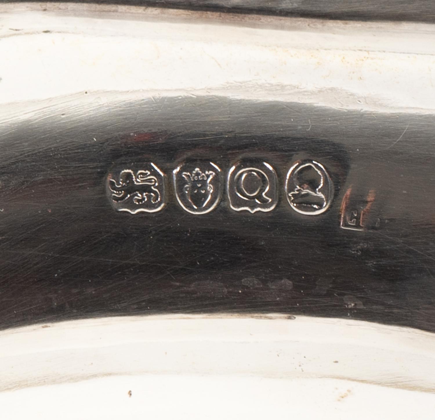 Eleven English Silver Georgian Style Dinner Plates — WALTER WALKER & BROWNFIELD TOLHURST, LONDON, 1900