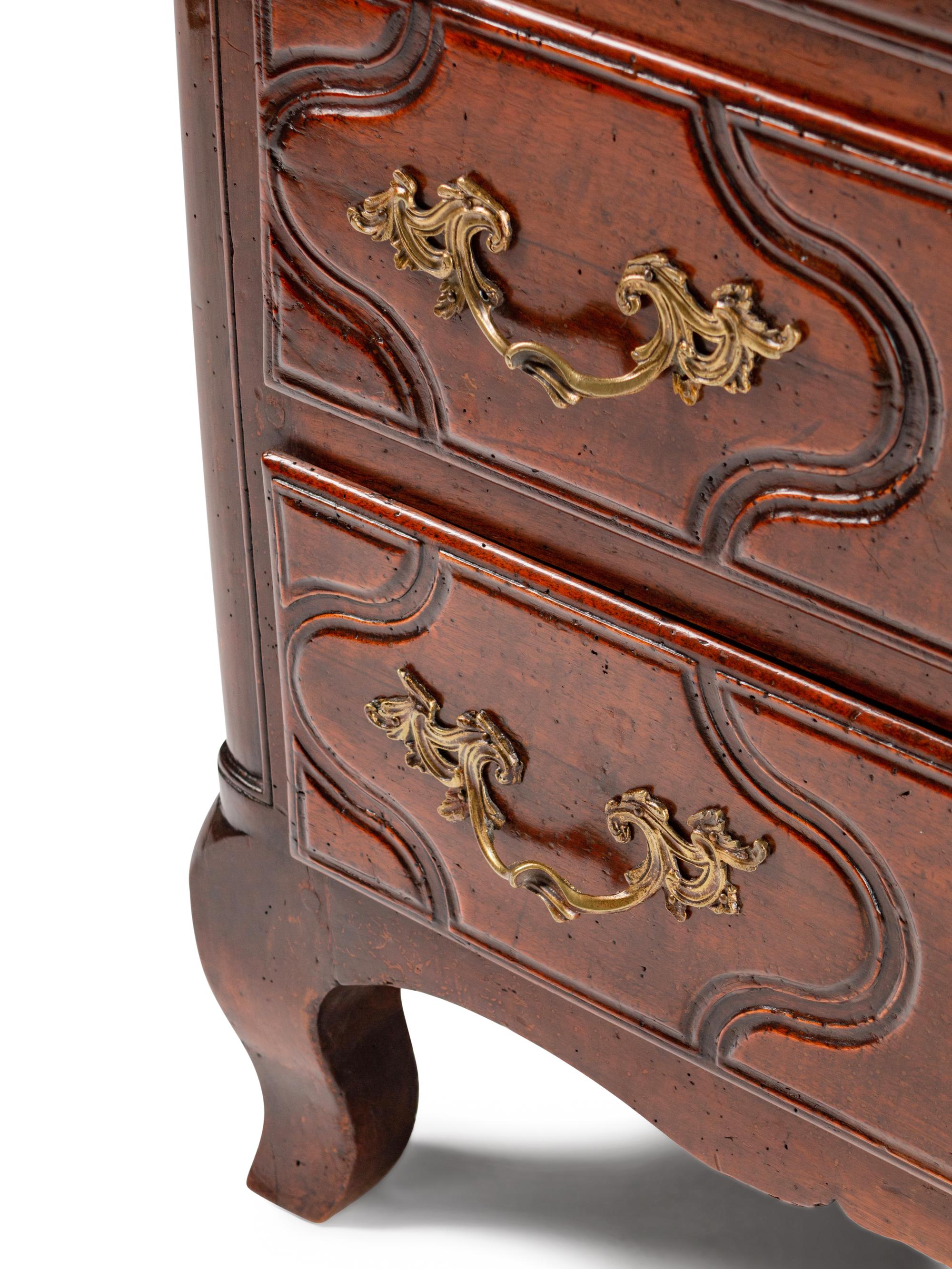 A Louis XV Provincial Walnut Commode — 19TH CENTURY