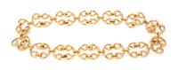 A Chanel Goldtone Chain Link Belt.