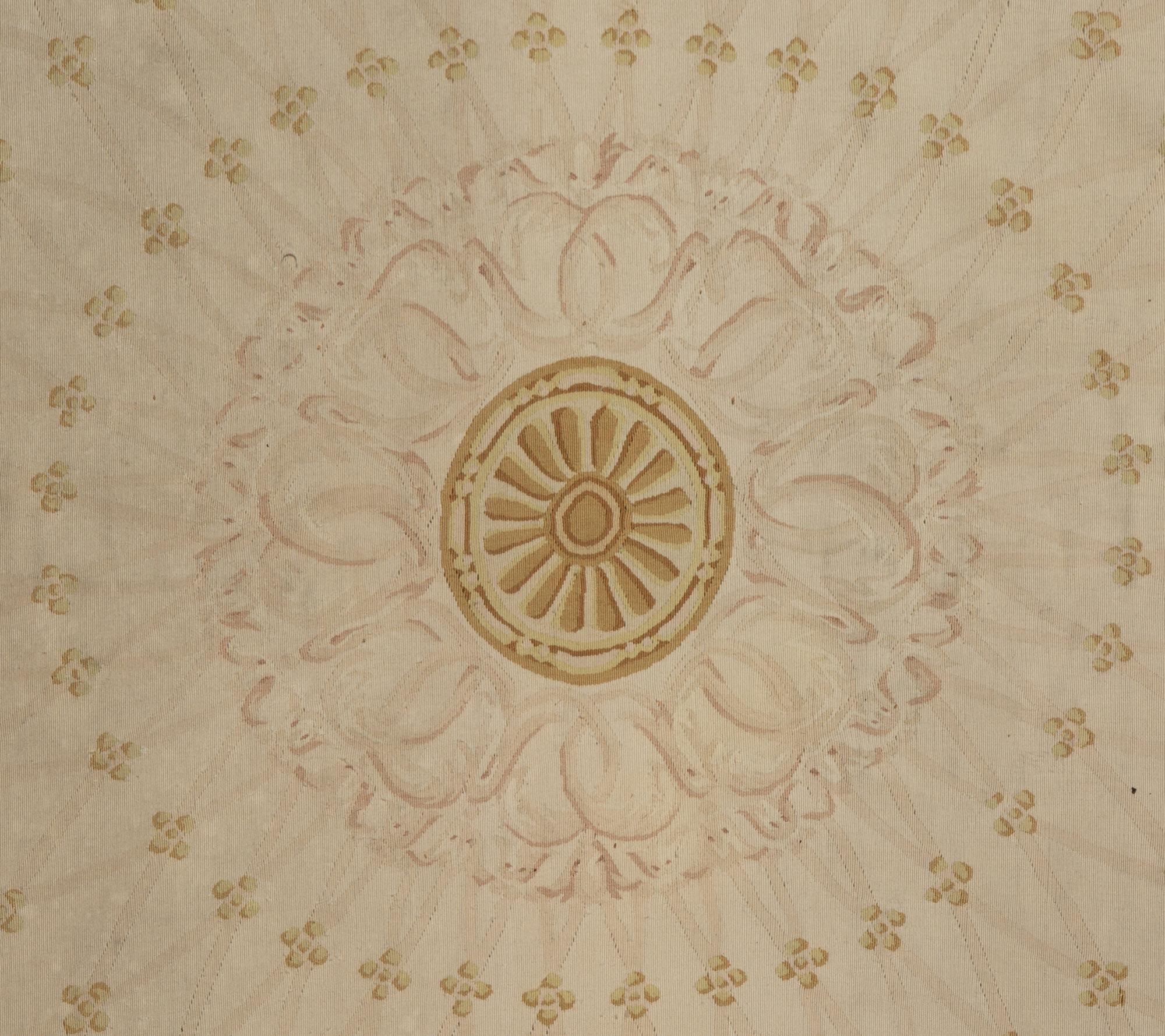 An Aubusson Style Wool Rug