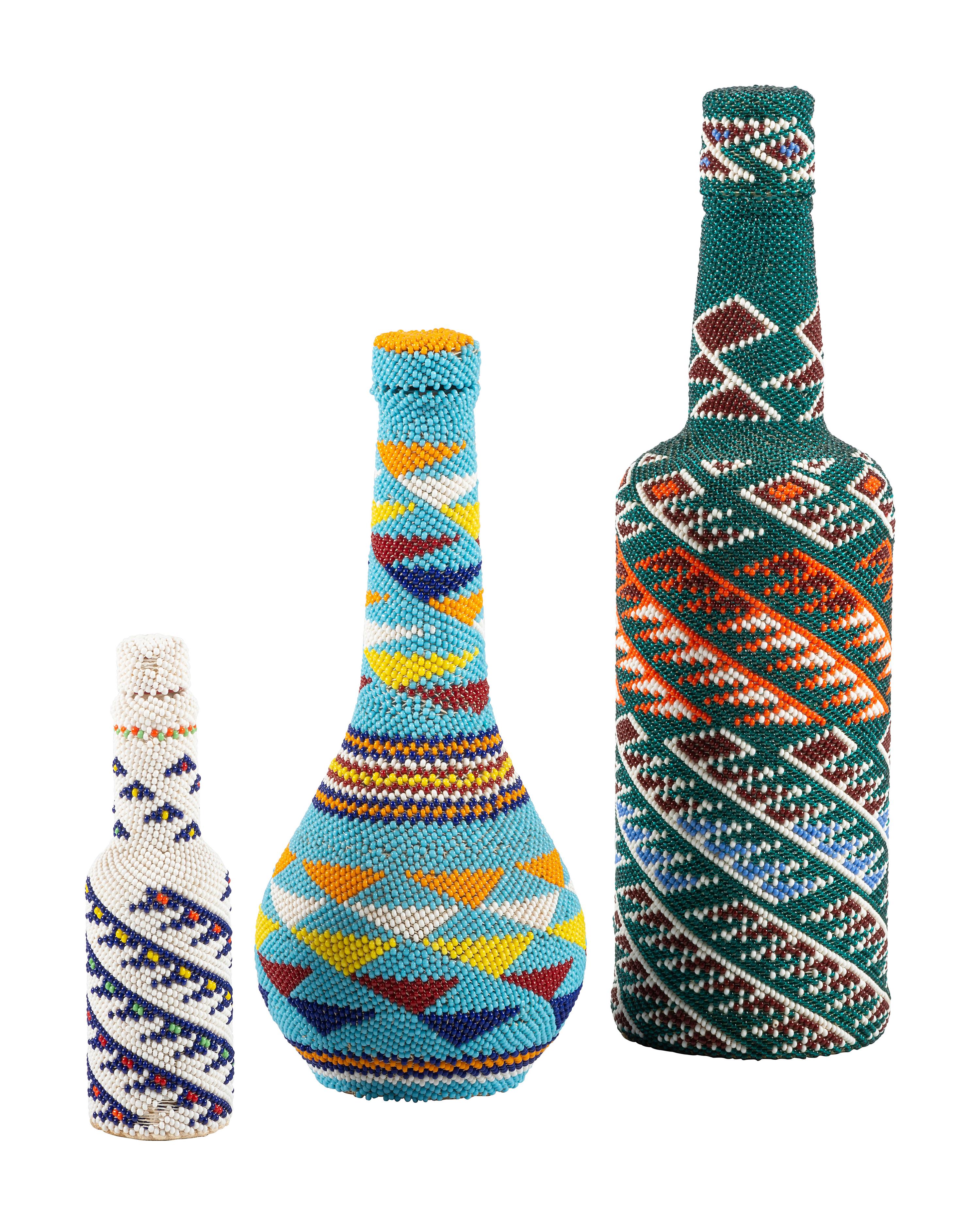 Paiute Beaded Bottles