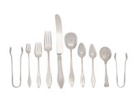 An American Silver Flatware Service