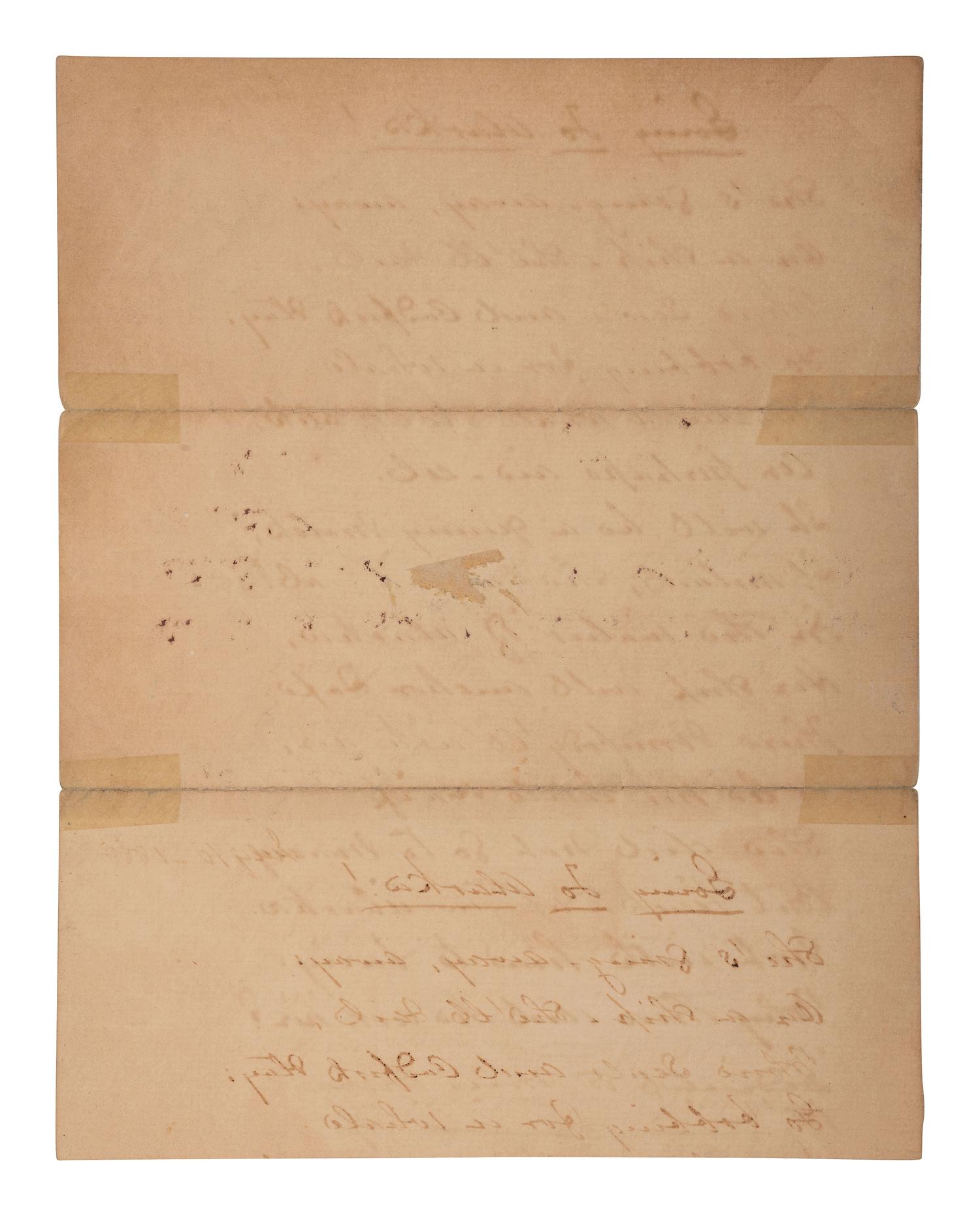 [WESTERN AMERICANA] . 3 letters involving missionaries and travel to Alaska and Canada.