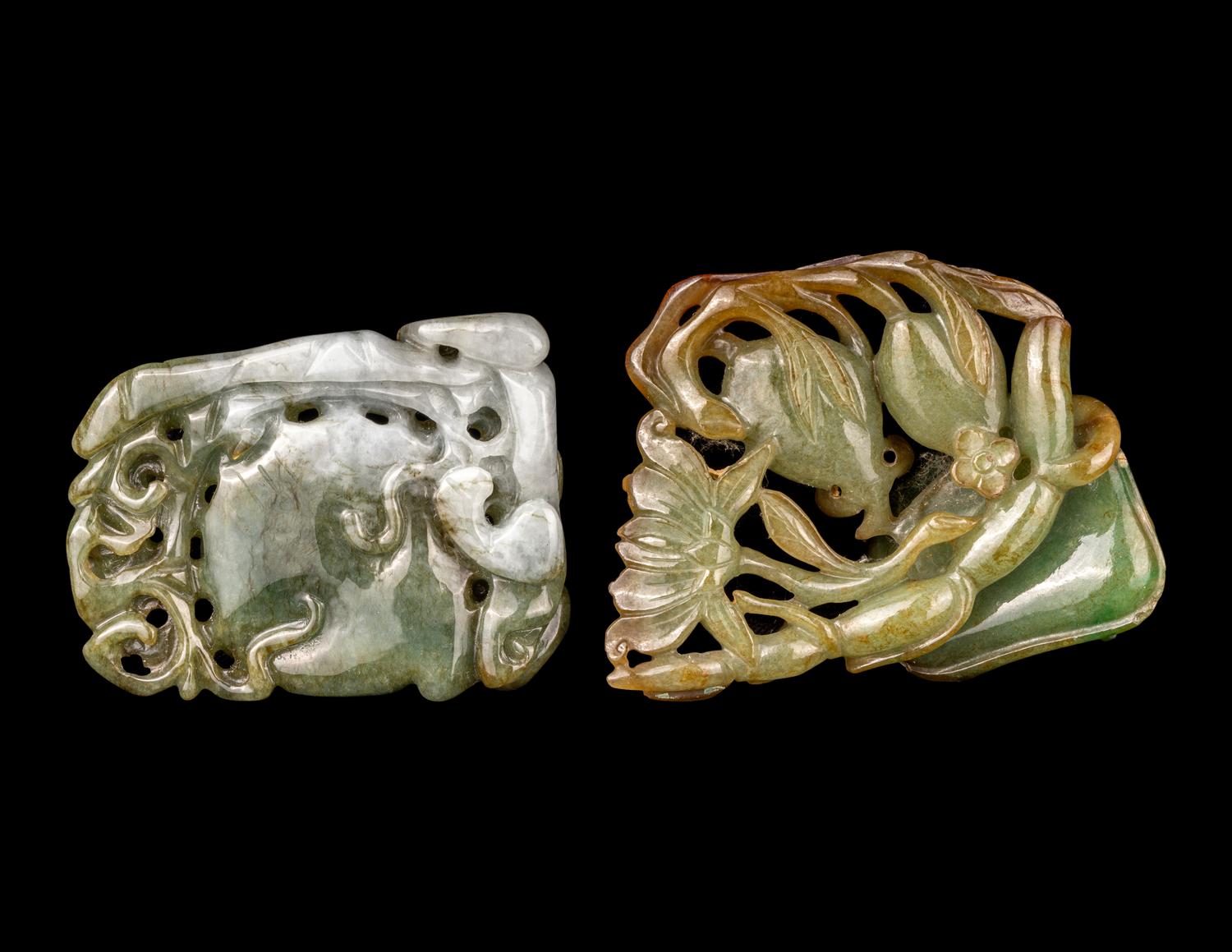Four Chinese Jade Pandants