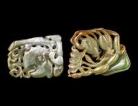 Four Chinese Jade Pandants