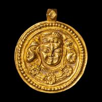 A Eurasian Gold Pendant
