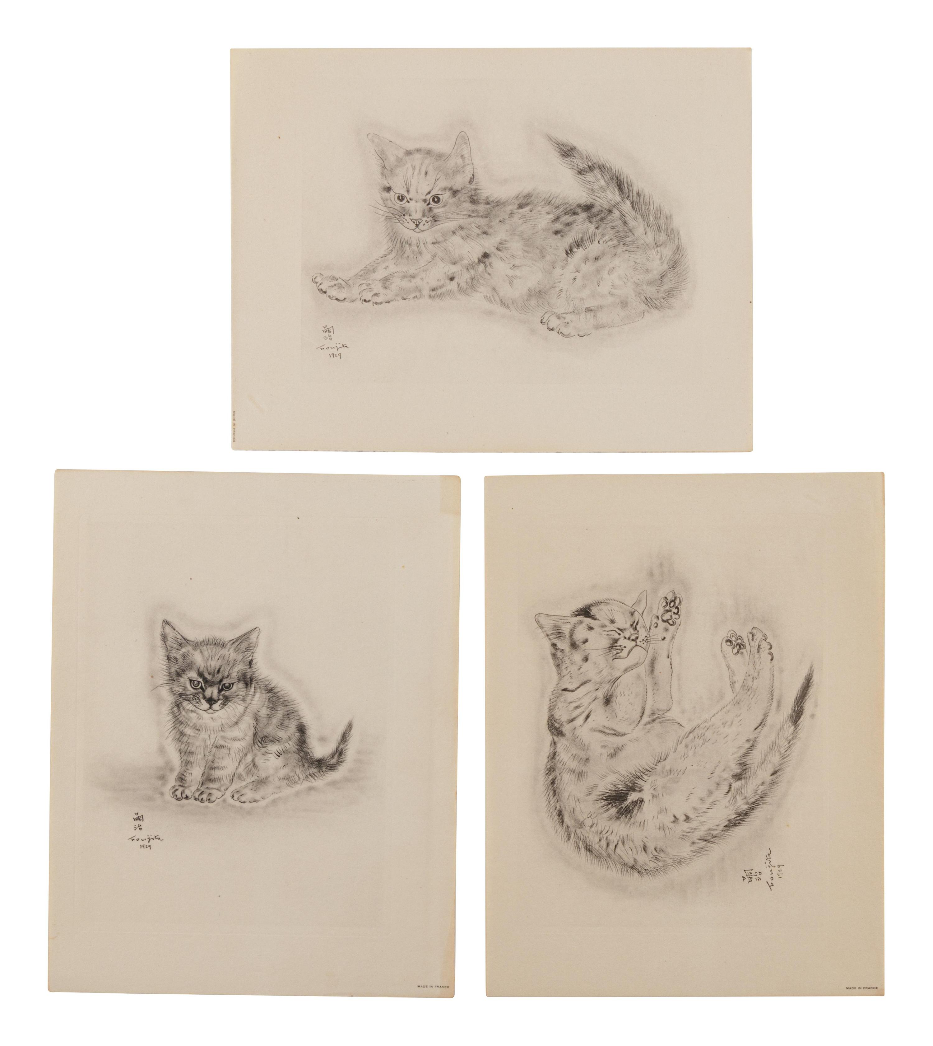 A group of nineteen prints (from A Book of Cats )