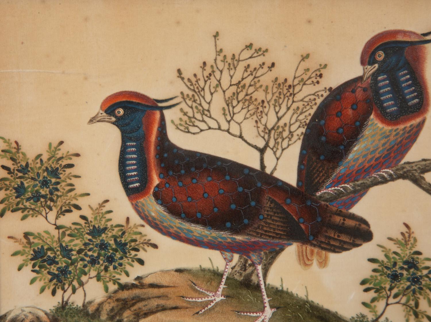 A Pair of Chinese Watercolors on Paper