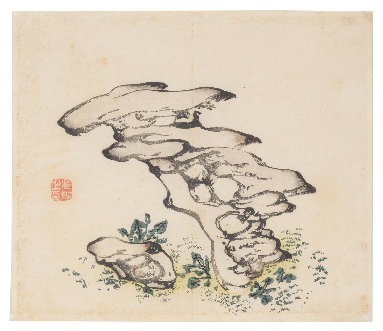 A Pair of Chinese Woodblock Prints