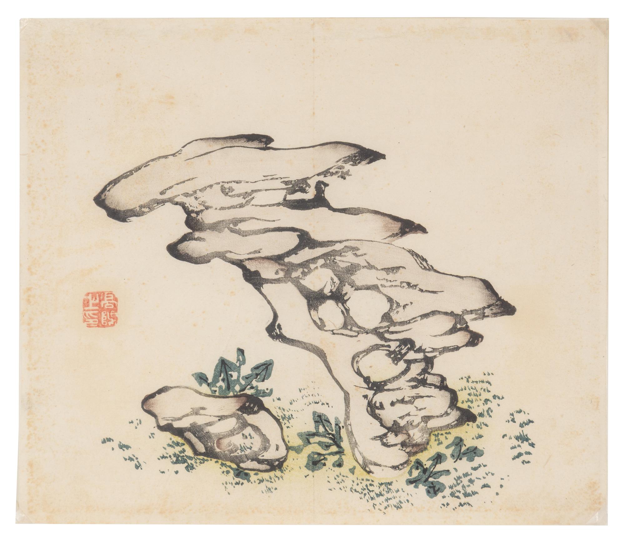 A Pair of Chinese Woodblock Prints