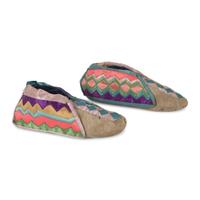 Osage Hide Moccasins, with Ribbon Work