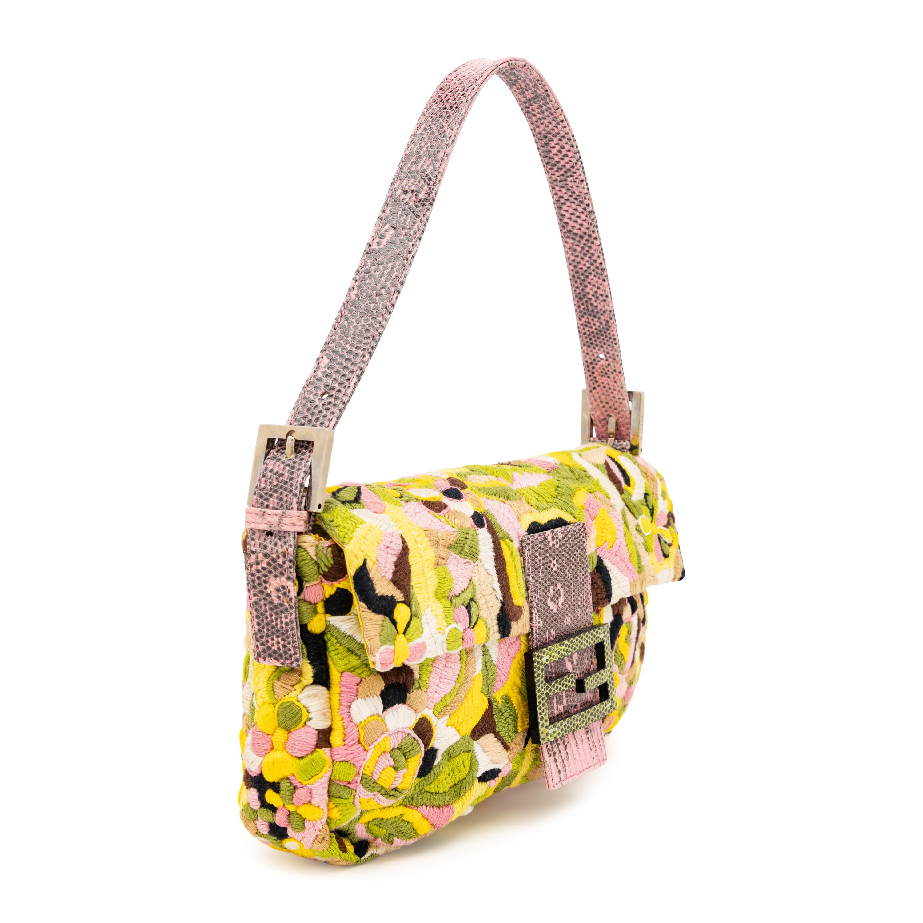 Fendi, Embroidered Baguette Bag