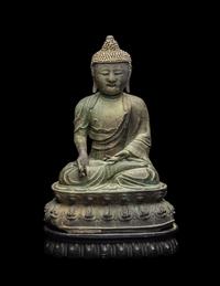 A Chinese Bronze Figure of Buddha