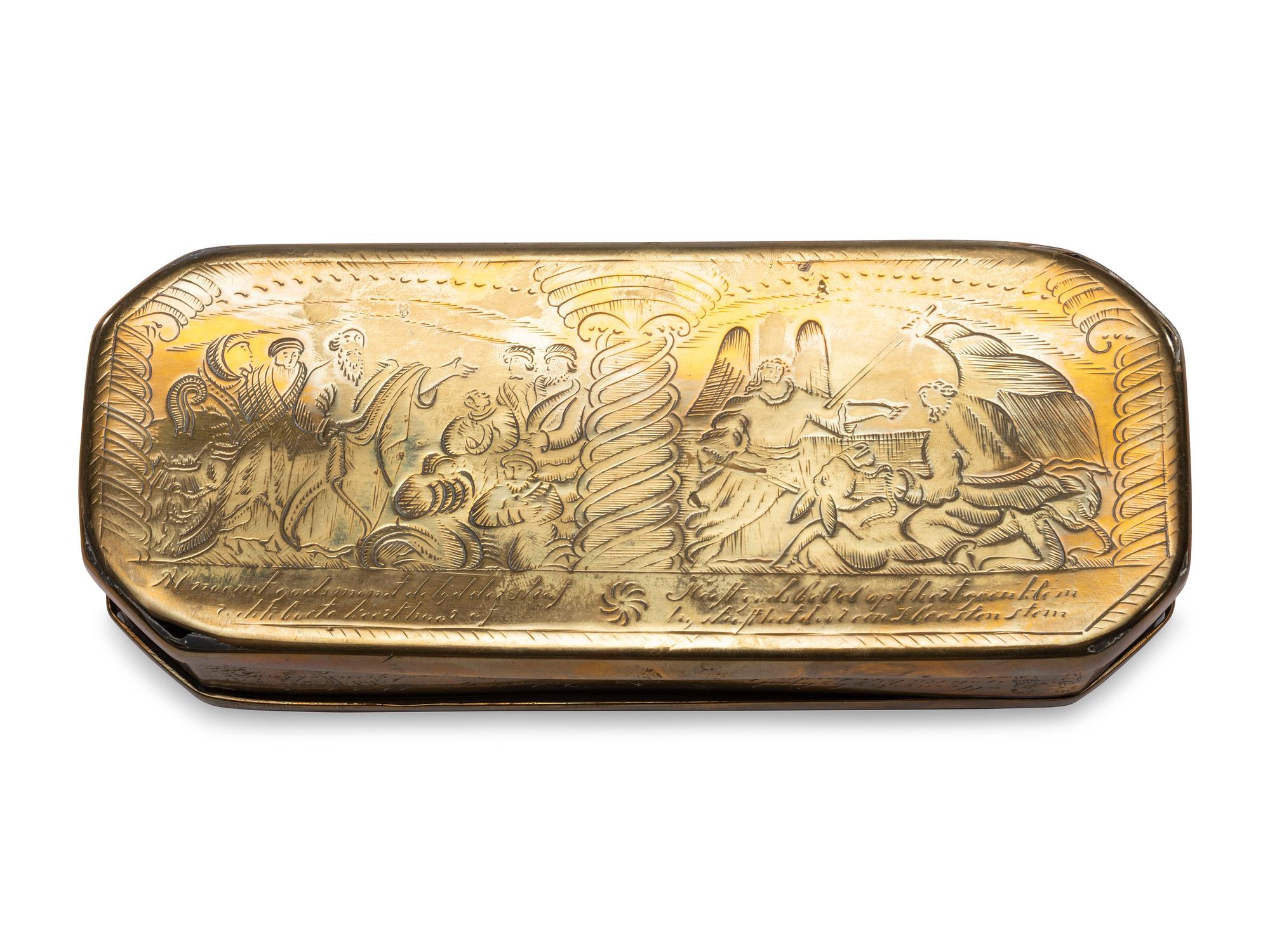 Five Brass Trinket Boxes